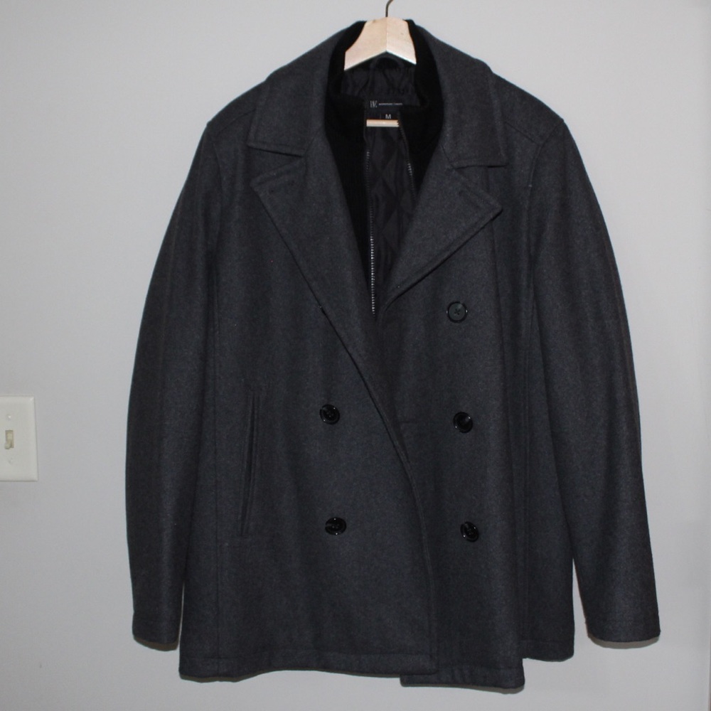 INC INTERNATIONAL CONCEPTS mens pea coat, medium